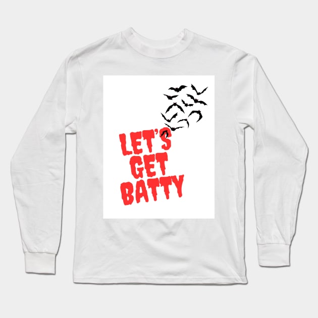 Let’s get batty Long Sleeve T-Shirt by Little Sparrow Designs